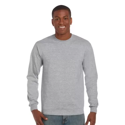 branded Ultra Cotton Adult Long Sleeve T-Shirt, from our range of promotional Men's Promotional T Shirts