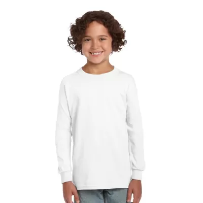 branded Ultra Cotton Youth Long Sleeve T-Shirt, from our range of promotional Men's Promotional T Shirts