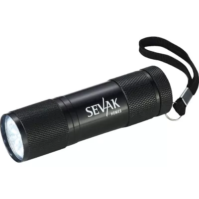 Gripper 9 LED Aluminium Flashlight