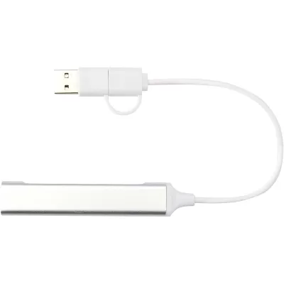 Alkaid 4-Port Recycled USB-A and Type-C USB Hub