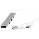 Alkaid 4-Port Recycled USB-A and Type-C USB Hub