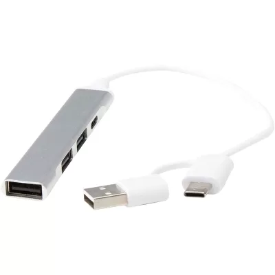 Alkaid 4-Port Recycled USB-A and Type-C USB Hub