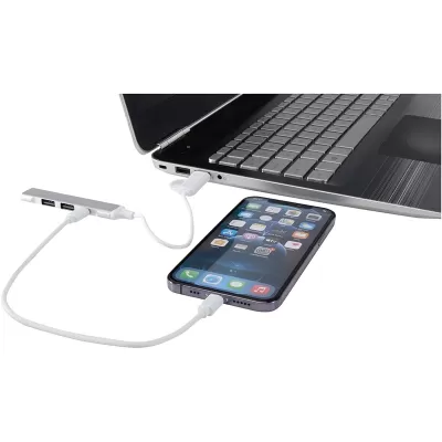 Alkaid 4-Port Recycled USB-A and Type-C USB Hub