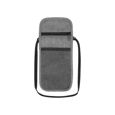 branded Ross Recycled Smart Poly Travel Pouch, from our range of promotional Travel Waist Bags