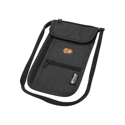 branded Ross Recycled Smart Poly Travel Pouch, from our range of promotional Travel Waist Bags