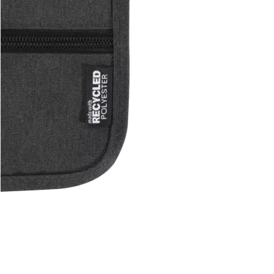branded Ross Recycled Smart Poly Travel Pouch, from our range of promotional Travel Waist Bags