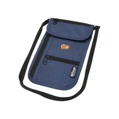 branded Ross Recycled Smart Poly Travel Pouch, from our range of promotional Travel Waist Bags