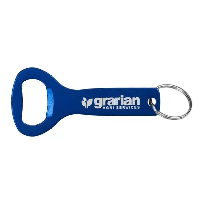 Aluminium Bottle Opener Keyring