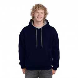 branded Heavy Blend Adult Contrast Hooded Sweatshirt, from our range of promotional Fleece Tops