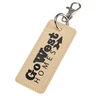 Resi Plus Rectangle PU Keyring