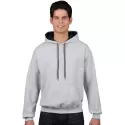 branded Heavy Blend Adult Contrast Hooded Sweatshirt, from our range of promotional Fleece Tops