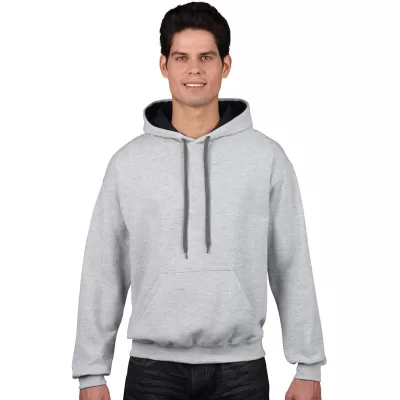 branded Heavy Blend Adult Contrast Hooded Sweatshirt, from our range of promotional Fleece Tops