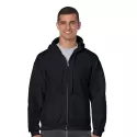 branded Heavy Blend Adult Full Zip Hooded Sweatshirt, from our range of promotional Fleece Tops