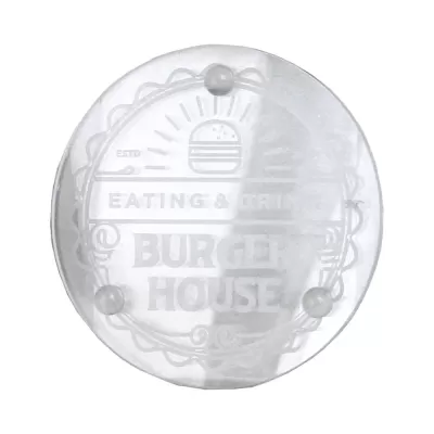 Round Glass Coaster