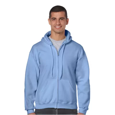branded Heavy Blend Adult Full Zip Hooded Sweatshirt, from our range of promotional Fleece Tops