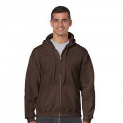 Fleece Tops - Heavy Blend Adult Full Zip Hooded Sweatshirt
