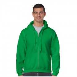 Fleece Tops - Heavy Blend Adult Full Zip Hooded Sweatshirt