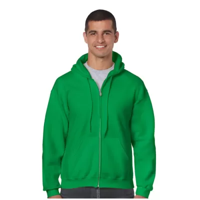 branded Heavy Blend Adult Full Zip Hooded Sweatshirt, from our range of promotional Fleece Tops