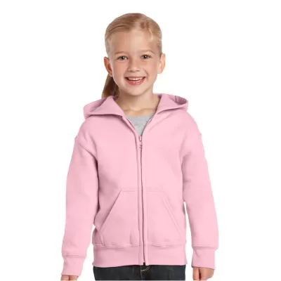 branded Heavy Blend Youth Full Zip Hooded Sweatshirt, from our range of promotional Fleece Tops