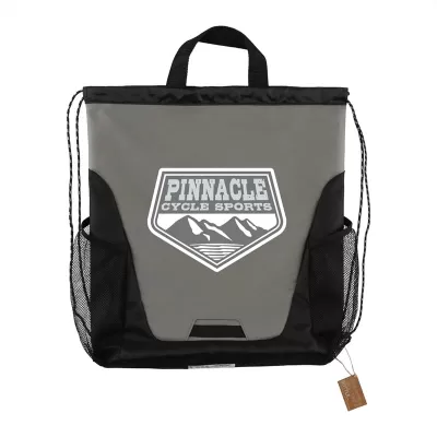 Rainier Recycled Poly Drawstring Bag