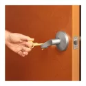 No Contact Brass Keyring