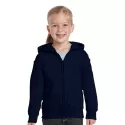 branded Heavy Blend Youth Full Zip Hooded Sweatshirt, from our range of promotional Fleece Tops