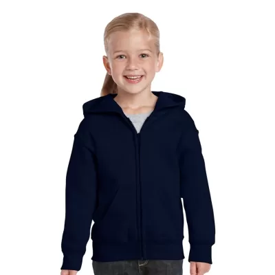 branded Heavy Blend Youth Full Zip Hooded Sweatshirt, from our range of promotional Fleece Tops