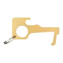 No Contact Brass Keyring