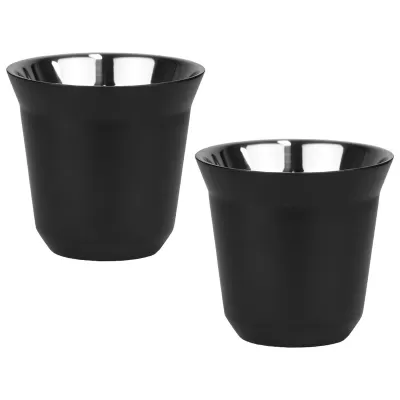 Duo Recycled Stainless Steel Espresso Cup Set