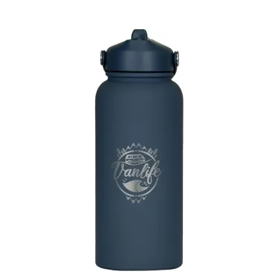 Laredo Coated 1L Rubber Drink Bottle