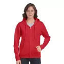branded Heavy Blend Missy Fit Full Zip Hooded Sweatshirt, from our range of promotional Fleece Tops