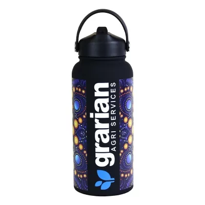 Laredo Coated 1L Rubber Drink Bottle