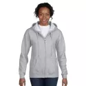 branded Heavy Blend Missy Fit Full Zip Hooded Sweatshirt, from our range of promotional Fleece Tops