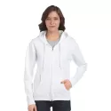 branded Heavy Blend Missy Fit Full Zip Hooded Sweatshirt, from our range of promotional Fleece Tops