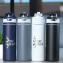 Elvin Recycled Stainless Flip Straw 900ml Drink Bottle