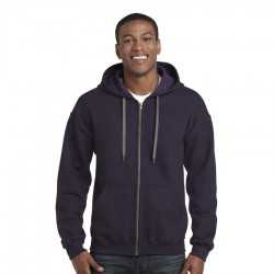 Fleece Tops - Heavy Blend Vintage Classic Adult Full Zip Hooded Sweatshirt