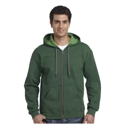 branded Heavy Blend Vintage Classic Adult Full Zip Hooded Sweatshirt, from our range of promotional Fleece Tops