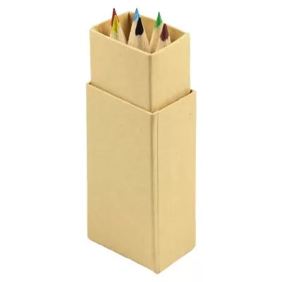 6 Piece Coloured Pencil Set