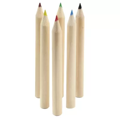 6 Piece Coloured Pencil Set