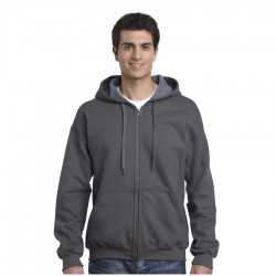 Fleece Tops - Heavy Blend Vintage Classic Adult Full Zip Hooded Sweatshirt