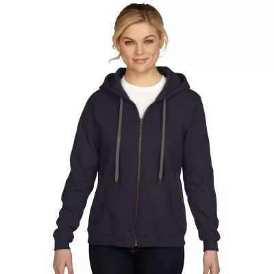 branded Heavy Blend Vintage Classic Missy Fit Full Zip Hooded Sweatshirt, from our range of promotional Fleece Tops