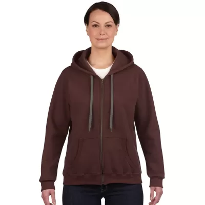 branded Heavy Blend Vintage Classic Missy Fit Full Zip Hooded Sweatshirt, from our range of promotional Fleece Tops