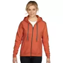 branded Heavy Blend Vintage Classic Missy Fit Full Zip Hooded Sweatshirt, from our range of promotional Fleece Tops