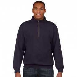Fleece Tops - Heavy Blend Vintage Classic Adult 1/4 Zip Cadet Collar Sweatshirt