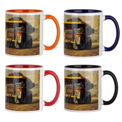 Bounty Two Tone Sublimation 325ml Ceramic Coffee Mug
