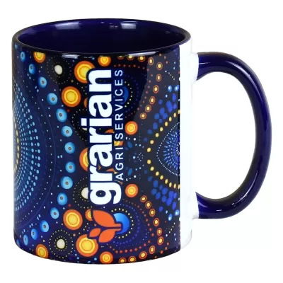 Bounty Two Tone Sublimation 325ml Ceramic Coffee Mug