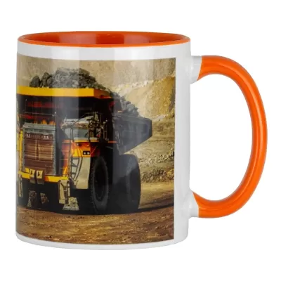 Bounty Two Tone Sublimation 325ml Ceramic Coffee Mug
