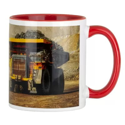 Bounty Two Tone Sublimation 325ml Ceramic Coffee Mug