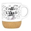 Billie Sublimation 300ml Coffee Mug with Cork Details