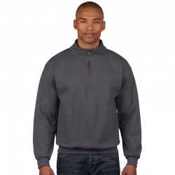 Fleece Tops - Heavy Blend Vintage Classic Adult 1/4 Zip Cadet Collar Sweatshirt